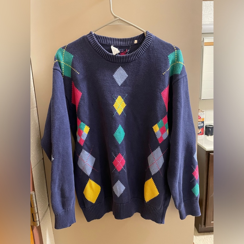 Vintage Colorful Sweater Size M